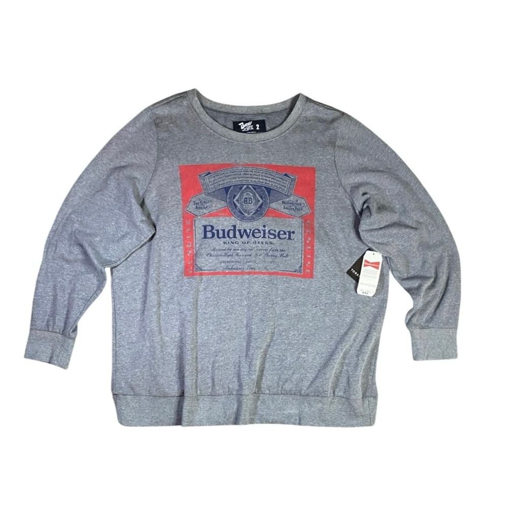 Torrid x Budweiser Slouchy Crew Sweater NWT - 2X